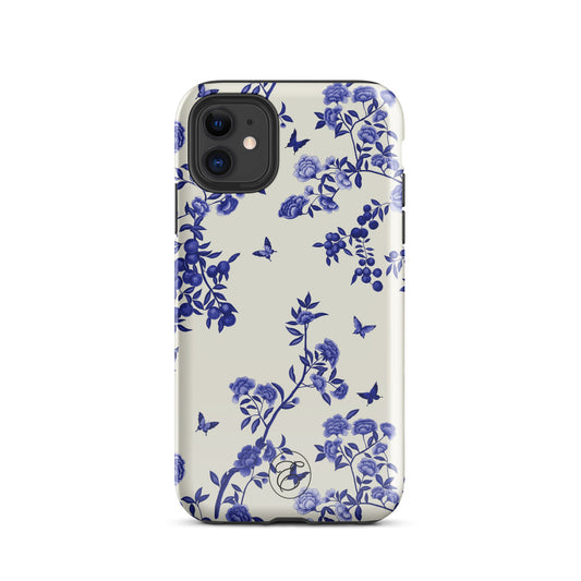 Case iPhone - Butterfly's dream Delft Blue